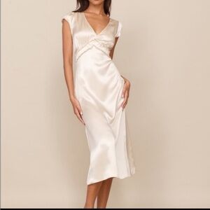 Reformation Kaye Silk Dress